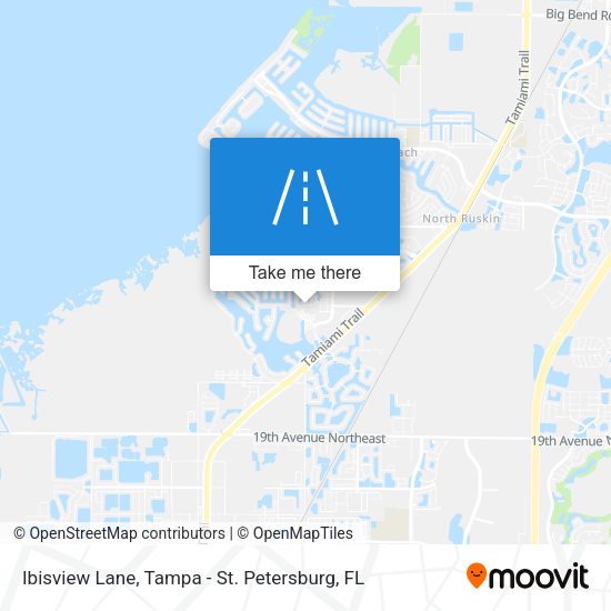Ibisview Lane map