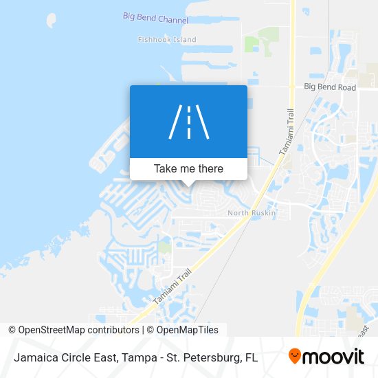 Jamaica Circle East map