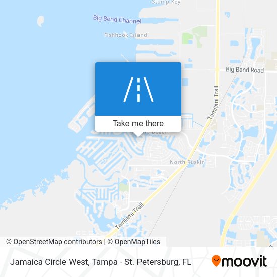 Mapa de Jamaica Circle West