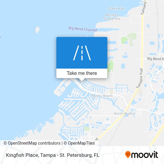 Kingfish Place map