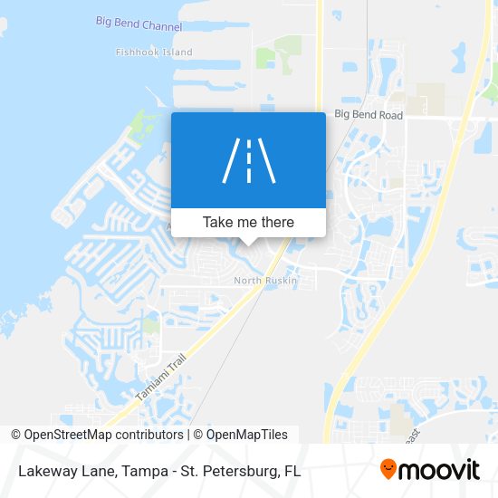 Lakeway Lane map