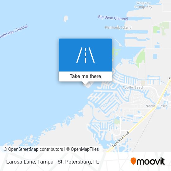 Larosa Lane map