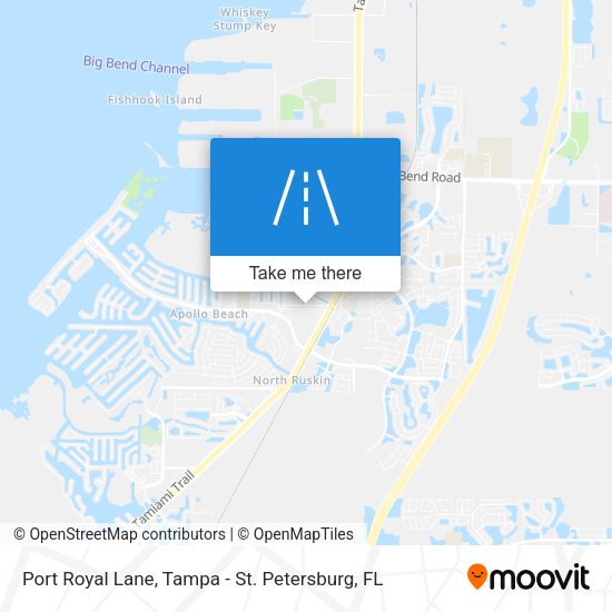Port Royal Lane map