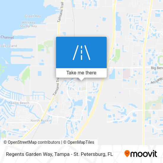 Regents Garden Way map