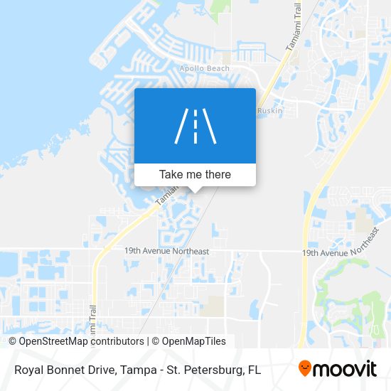 Royal Bonnet Drive map