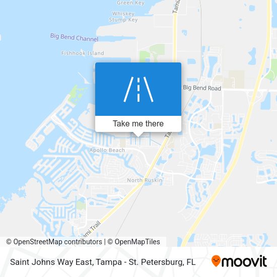 Mapa de Saint Johns Way East