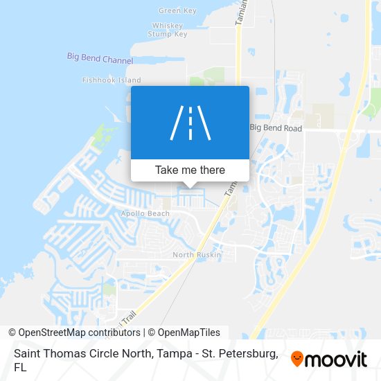 Saint Thomas Circle North map