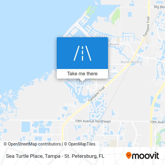 Sea Turtle Place map