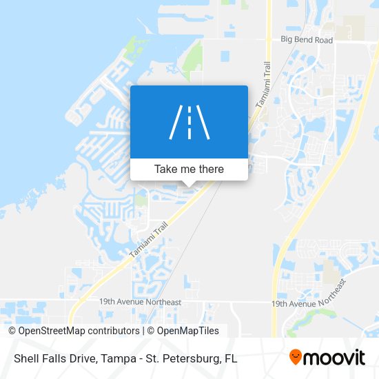 Shell Falls Drive map