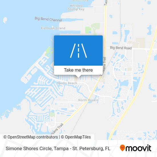 Mapa de Simone Shores Circle