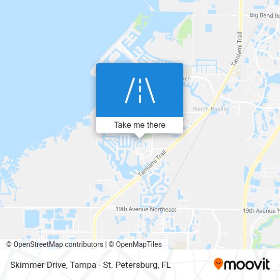Skimmer Drive map