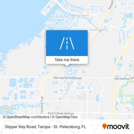 Mapa de Slipper Key Road