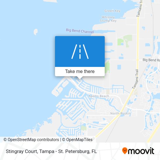 Stingray Court map