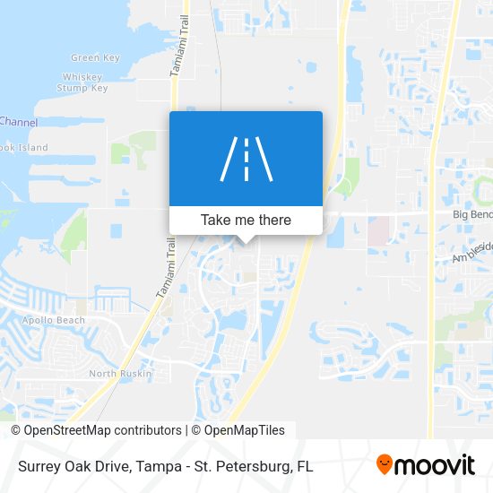 Mapa de Surrey Oak Drive