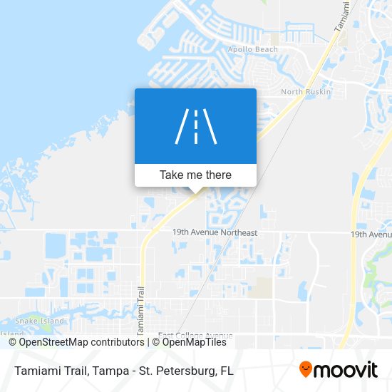 Tamiami Trail map