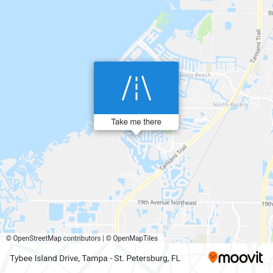 Tybee Island Drive map