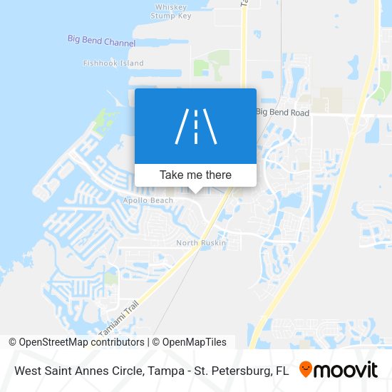 Mapa de West Saint Annes Circle