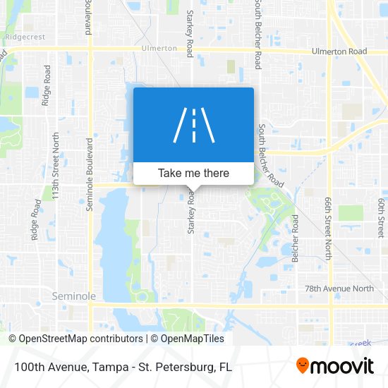 Mapa de 100th Avenue