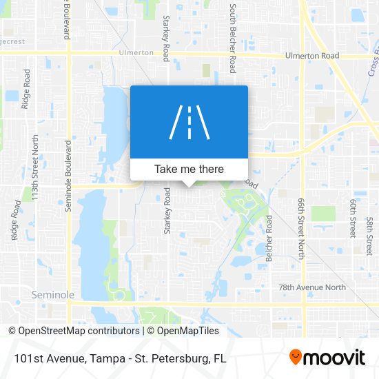 101st Avenue map