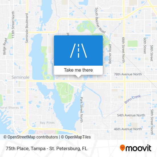 Mapa de 75th Place