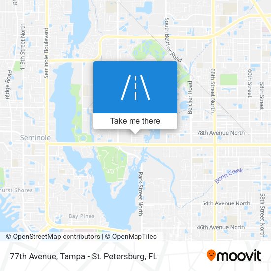 77th Avenue map