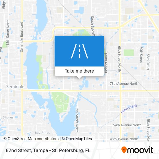 82nd Street map