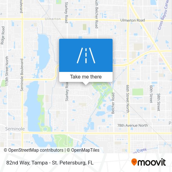 82nd Way map