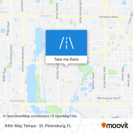 84th Way map