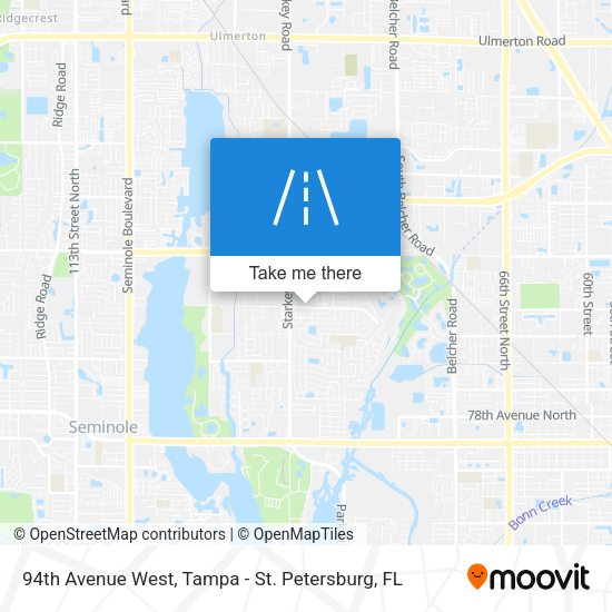 94th Avenue West map
