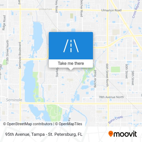 95th Avenue map