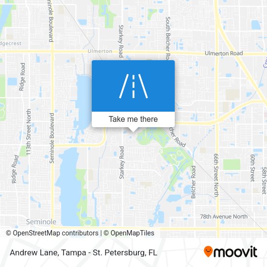Andrew Lane map