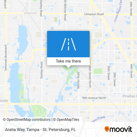 Aralia Way map