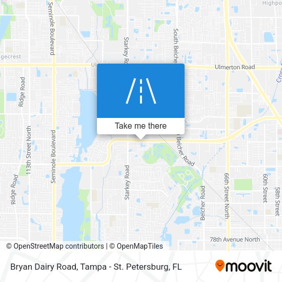 Bryan Dairy Road map