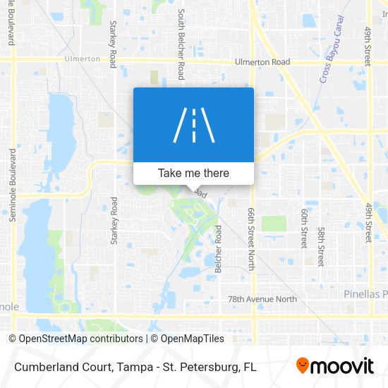 Mapa de Cumberland Court