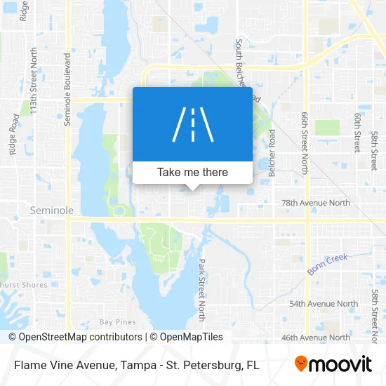 Mapa de Flame Vine Avenue