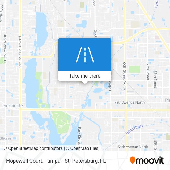Mapa de Hopewell Court