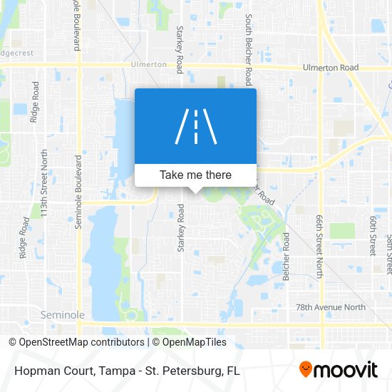 Hopman Court map