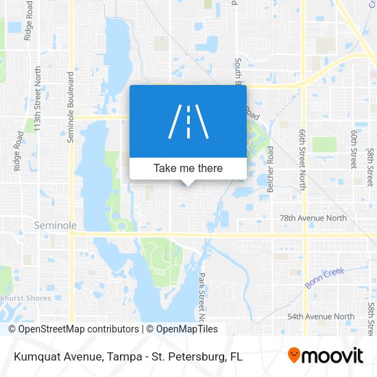 Kumquat Avenue map