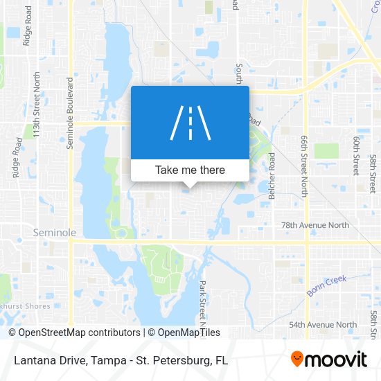 Mapa de Lantana Drive