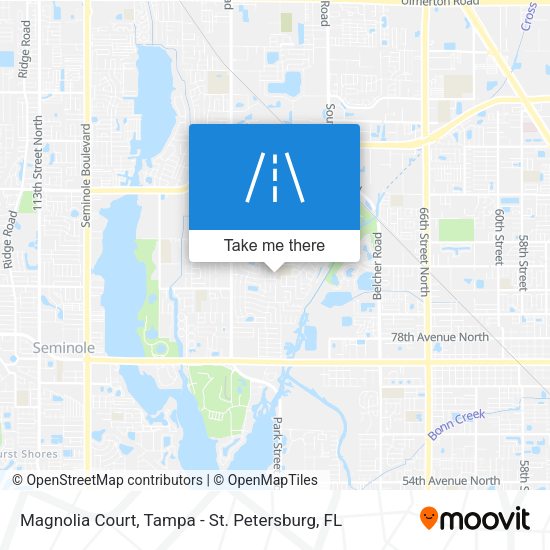 Magnolia Court map