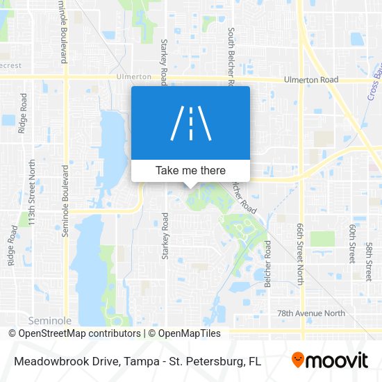 Mapa de Meadowbrook Drive
