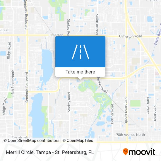 Merrill Circle map