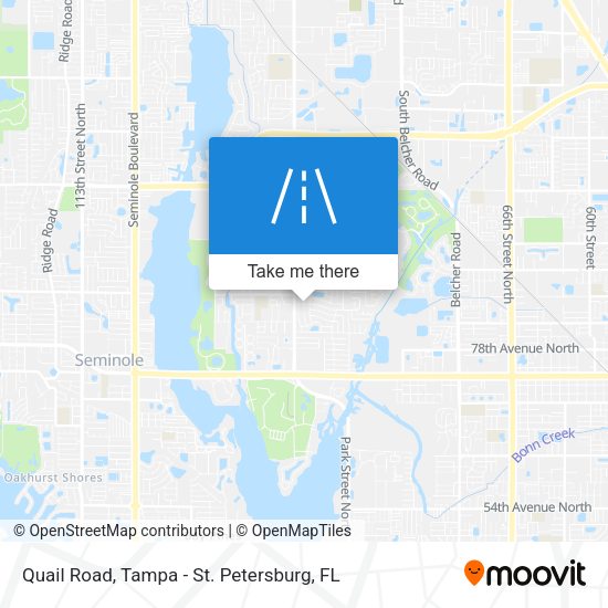 Mapa de Quail Road