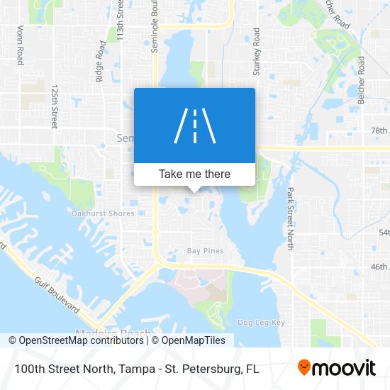 Mapa de 100th Street North