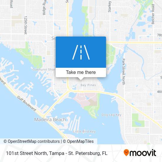 Mapa de 101st Street North