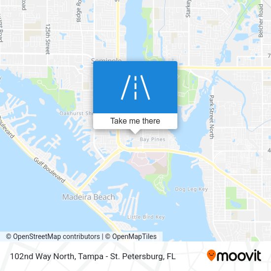 102nd Way North map