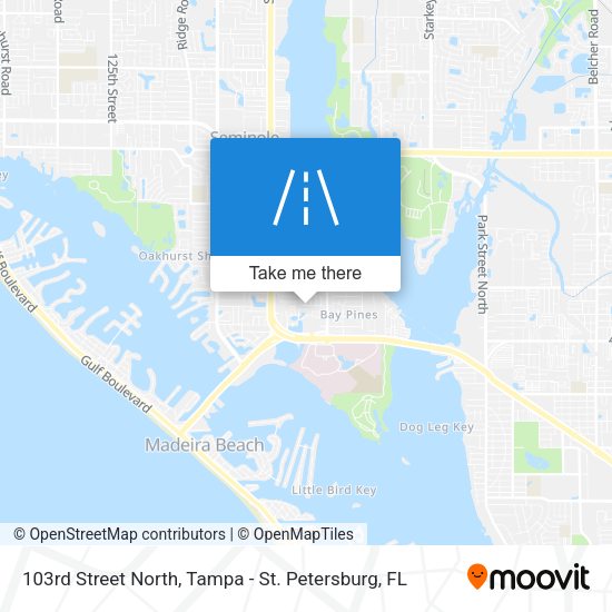 103rd Street North map