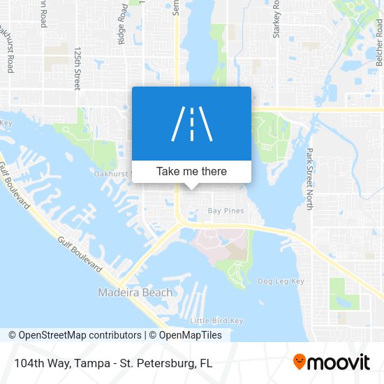 104th Way map