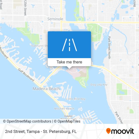 2nd Street map