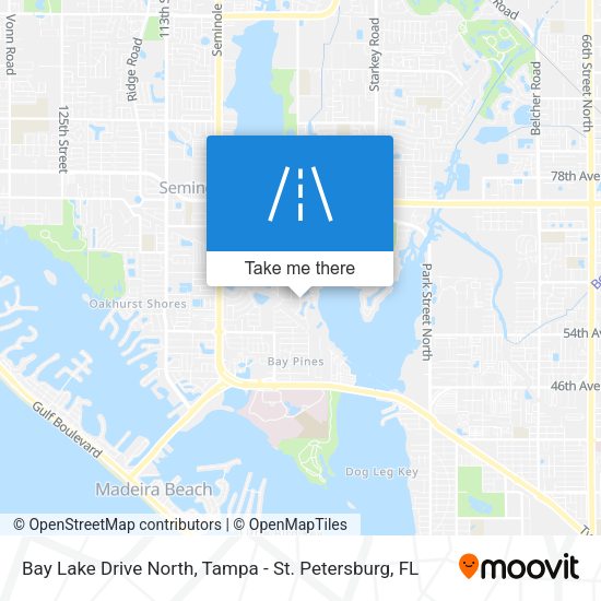 Mapa de Bay Lake Drive North